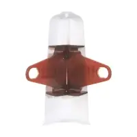 Угол наружный (внешний) с крепежом для плинтуса &laquo;Деконика&raquo;, 85 мм, 001 белый