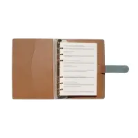 Органайзер на кольцах, C6, с хлястиком, 80л, линия, к/зам, Зеленый