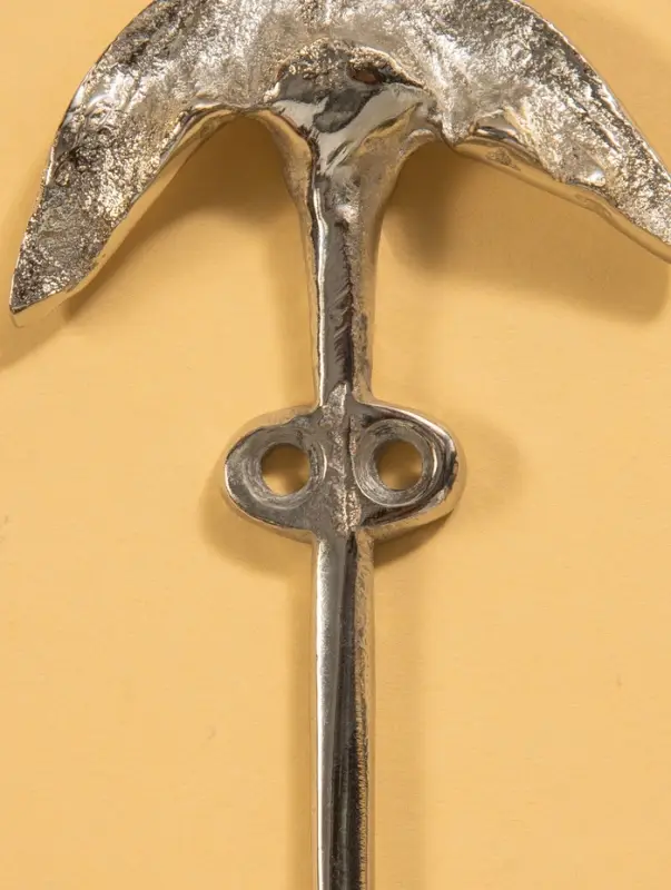 Крючок настенный "Рыба" 9х6,5х28 см, алюминий