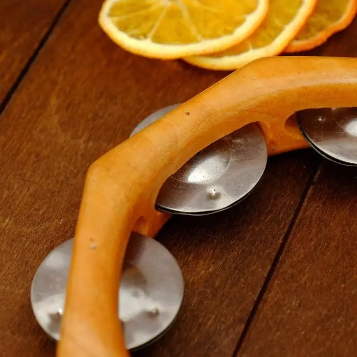 Сувенирный музыкальный инструмент "Тамбурин" 17х16х3 см