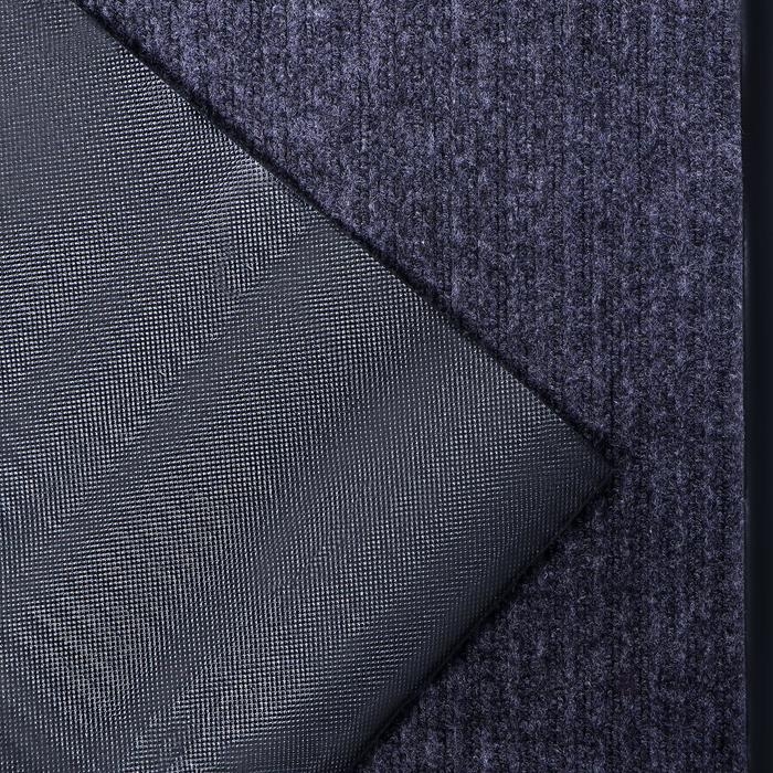 Коврик придверный влаговпитывающий, ребристый, &laquo;Стандарт&raquo;, 90&times;150 см, цвет серый