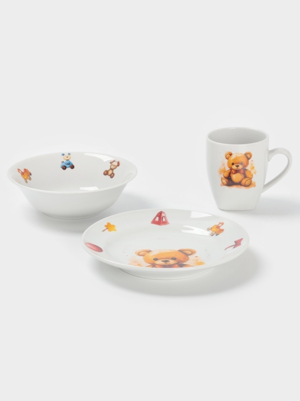 Набор посуды 3 предм. Мишутка И. у.