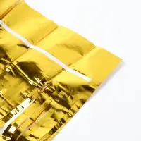 Занавес для фотозоны &laquo;Дождик&raquo; цвет золотой, 1*2 м