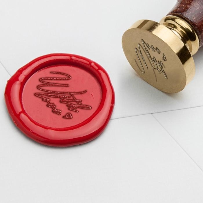 Сургучная печать &laquo;With love&raquo;, 12.5 х 4 х 4 см