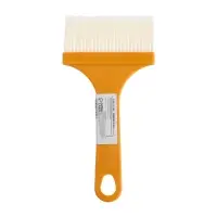 Кисть плоская ЛОМ промо, искусственная щетина, пластиковая рукоятка, 90 мм