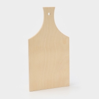 Доска разделочная деревянная с ручкой, 30&times;16,5 см, фанера