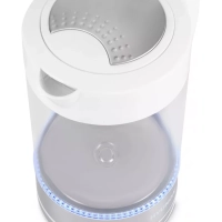 Чайник HYK-G9990 1,5л 2000Вт белый (стекло)