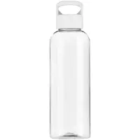 Бутылка для воды Plaske, прозрачная с белой крышкой