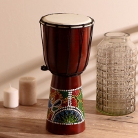 Сувенирный музыкальный инструмент "Барабан Джембе" 40х18х18 см