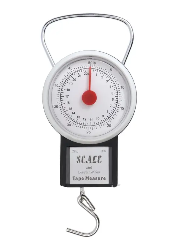 Безмен механический, до 22 кг, цена деления 250 г, черный