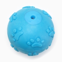Игрушка "Мяч-лапка", TPR, 6 см, синий