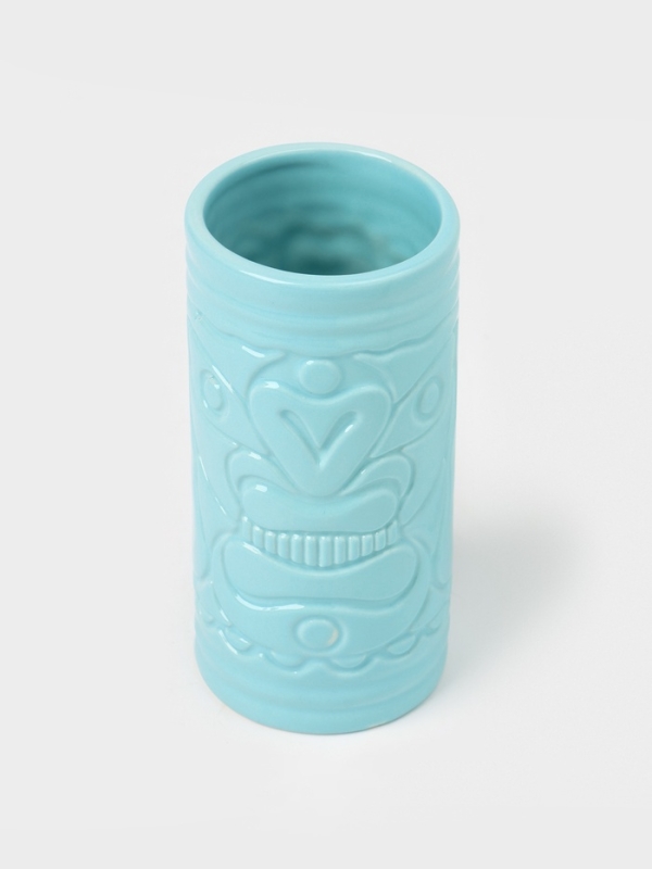 Стакан для коктейлей "Тики остров" светло-голубой