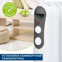 Обогреватель радиатор масляный SC 21.1005 S4, 1000 Вт