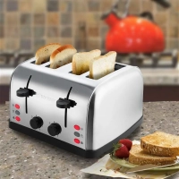 Тостер для хлеба техника для кухни КТ-2016 - 4 слота