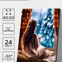 Картина по номерам на холсте с подрамником &laquo;Зимние каникулы&raquo; 40&times;50 см