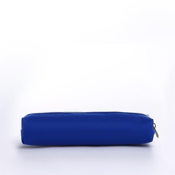 Косметичка-пенал на молнии, цвет синий