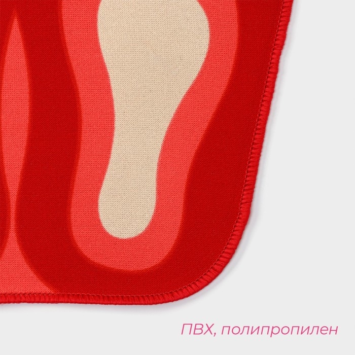 Коврик для дома Доляна &laquo;Следы&raquo;, 44&times;49 см, цвет МИКС