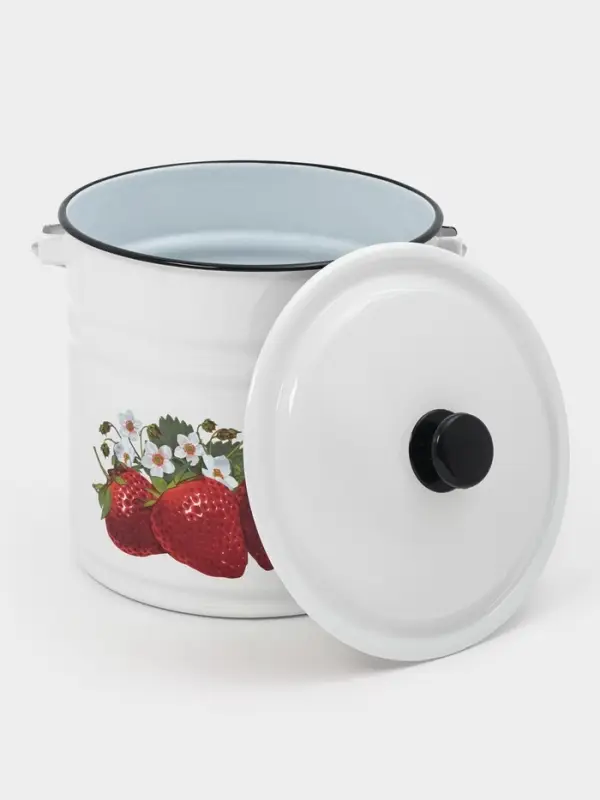 Ведро ц/шт с/кр 12л (белая)СА