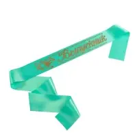 Лента на выпускной &laquo;Выпускник&raquo;, атлас, тиффани, фольга