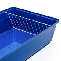 Клетка усиленная для кроликов, 60 х 36 х 32 см, синяя