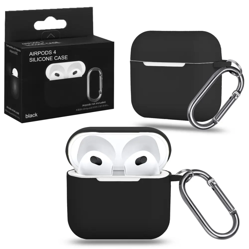 Чехол APods 4 с карабином №12 black