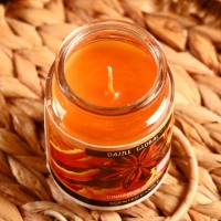 Свеча в банке 11х5,5 см Cinnamon orange 140 мл