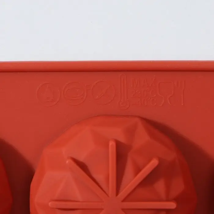 Форма для выпечки Доляна &laquo;Кристалл&raquo;, силикон, 12 ячеек, 29&times;17&times;2,2 см, d=4,5 см, цвет коричневый