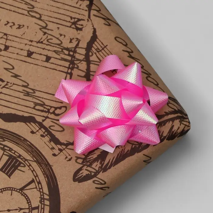 Бант-звезда №5 (ФАСОВКА 50 ШТ), МИКС