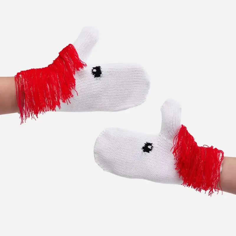 Варежки &laquo;Игогошки&raquo;, с красной гривой