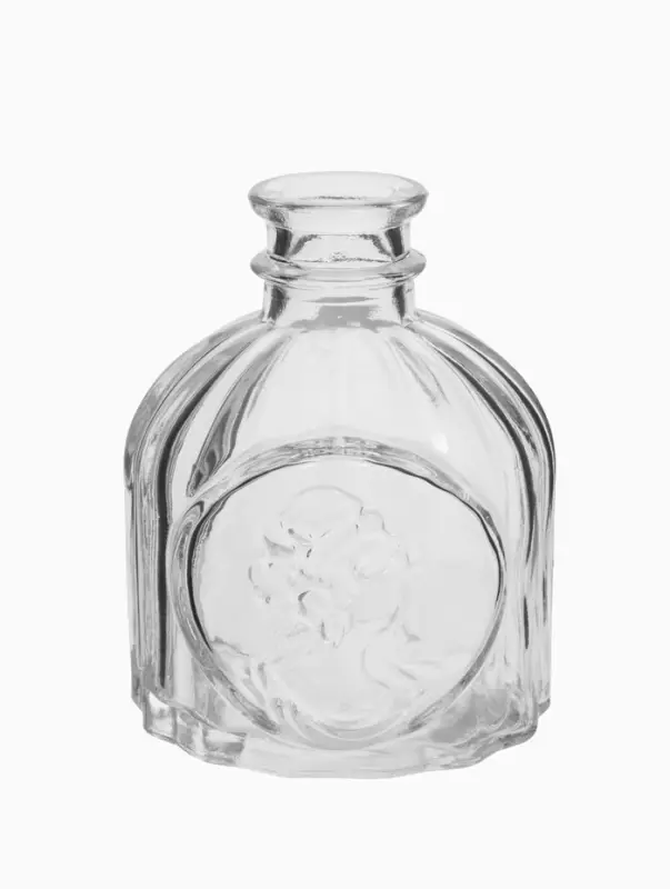 Ваза настольная стекло "Миниатюра" (набор 12 шт) 8-13 см, прозрачный