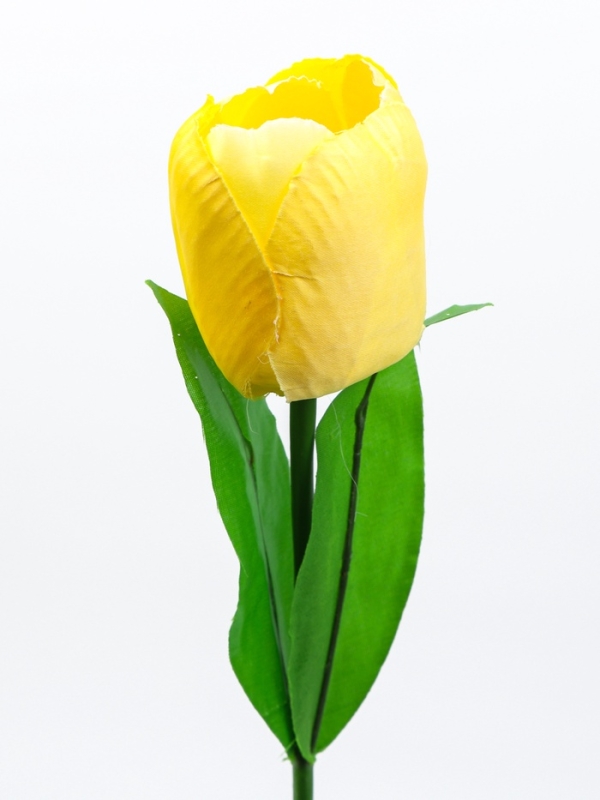 Штекер с подсветкой "Тюльпан" желтый, 8х70см