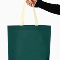 Пакет с петлевой ручкой, сумка - шопер &laquo;Эко&raquo;, 38&times;32&times;10 см, изумрудный