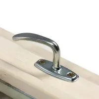 Окно, 30&times;30см, однокамерный стеклопакет, осина