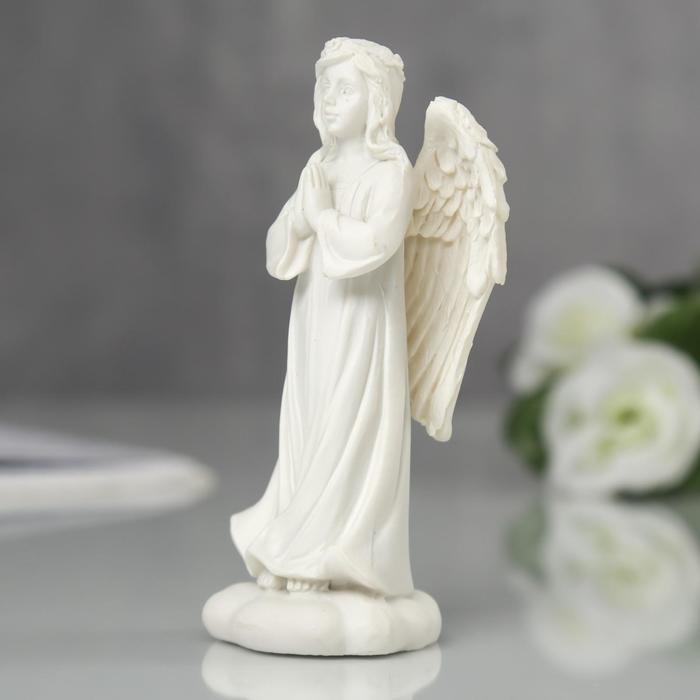 Сувенир полистоун "Ангел-хранитель молитва" 10,5х5х4 см