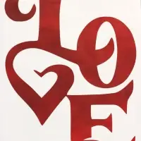 Пакет подарочный крафт Love 15&times;8&times;21 см