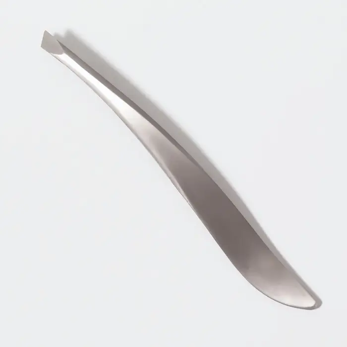 Пинцет для бровей, скошенный, узкий, 9 см