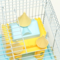 Клетка для грызунов "Пижон", укомплектованная с замком, 27 х 21 х 31 см, голубая