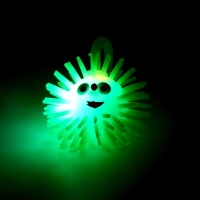 Мяч детский резиновый ёжка световой &laquo;Зверята&raquo;, цвета МИКС, в шоубоксе