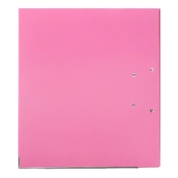 Папка-регистратор А4, 75 мм, Calligrata, ПВХ, тиснение "лен", металлическая окантовка, карман на корешок, собранная, собранная, микс