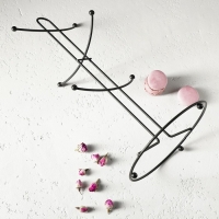 Подставка для кружек Доляна, на 6 предметов, 16&times;16&times;36,5 см, цвет чёрный