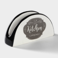 Салфетница Доляна &laquo;Гурман&raquo;, 13,3&times;3,7&times;7,1 см, цвет белый