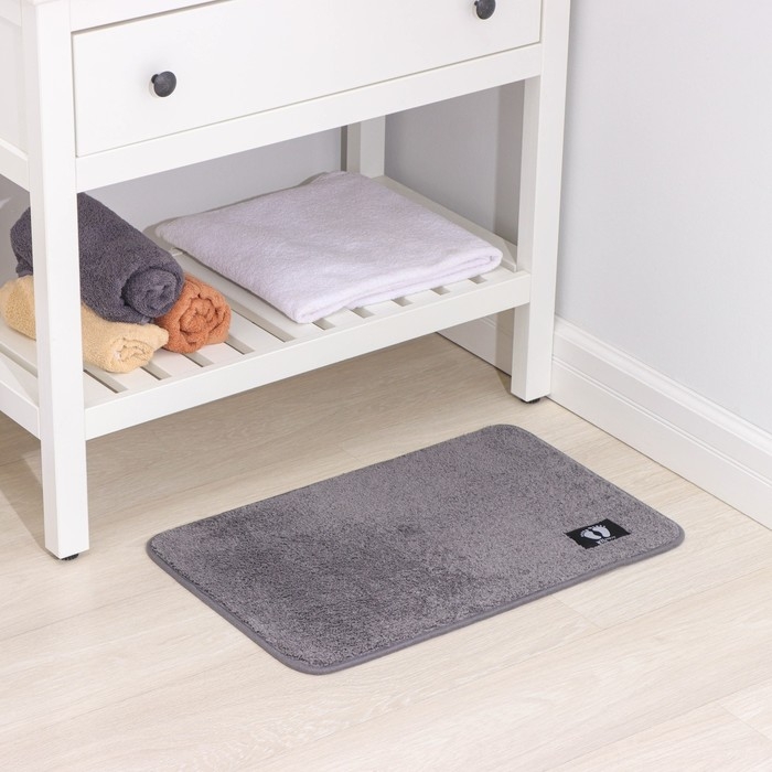 Коврик для дома Доляна &laquo;Искушение&raquo;, 40&times;60 см, цвет серый