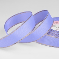 Лента репсовая &laquo;Золотые нити&raquo;, 25 мм &times; 23 &plusmn; 1 м, цвет сиреневый №021