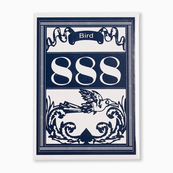 Карты игральные пластиковые "888", 54 шт, 28 мкм, 6.3 х 8.8 см