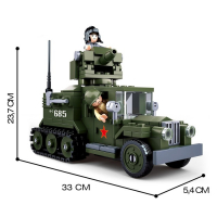 Конструктор Армия ВОВ &laquo;Боевой грузовик&raquo;, 243 детали
