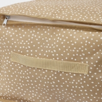 Кофр для хранения вещей Доляна Points, ПВХ окно, 80&times;45&times;15 см, цвет бежевый