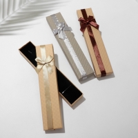 Коробочка подарочная под браслет/цепочку/часы &laquo;Стёганый принт&raquo;, 21&times;4, цвет МИКС