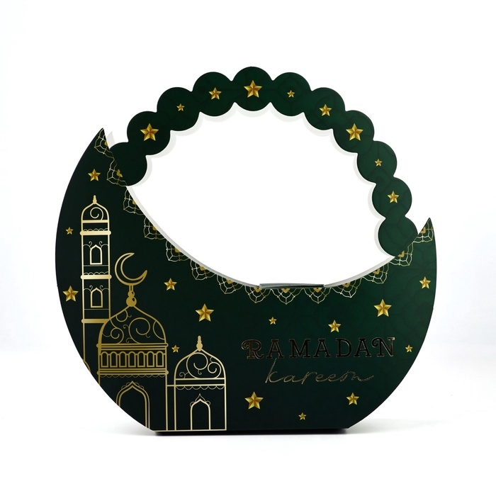 Коробка подарочная, упаковка, &laquo;Ramadan kareem, тиснение&raquo;, 23 х 21.3 х 5 см