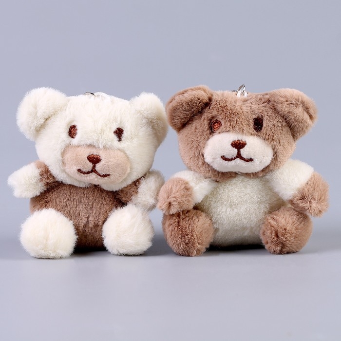 Мягкая игрушка &laquo;Мишка&raquo; на брелоке, 10 см, цвет МИКС