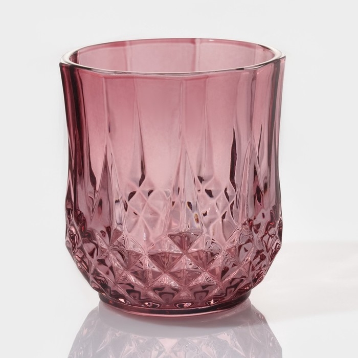 Набор стаканов стеклянных &laquo;Стич&raquo;, 200 мл, 6 шт, цвет розовый